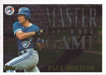 1996 Topps - Master of the Game #MG4 Paul Molitor Front