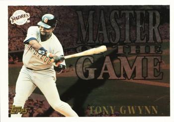 1996 Topps - Master of the Game #MG12 Tony Gwynn Front