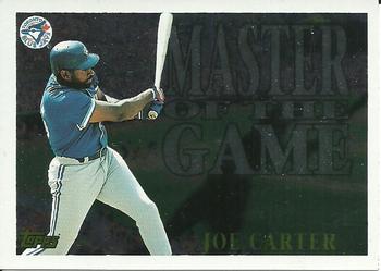 1996 Topps - Master of the Game #MG16 Joe Carter Front