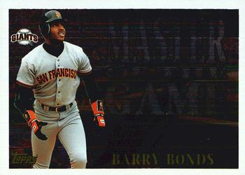 1996 Topps - Master of the Game #MG18 Barry Bonds Front