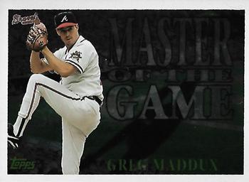 1996 Topps - Master of the Game #MG19 Greg Maddux Front