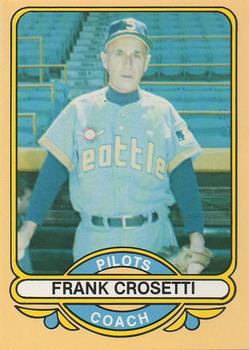 1983 Galasso 1969 Seattle Pilots #20 Frankie Crosetti Front