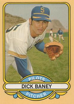 1983 Galasso 1969 Seattle Pilots #5 Dick Baney Front