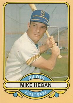 1983 Galasso 1969 Seattle Pilots #8 Mike Hegan Front