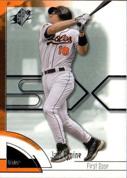 2002 SPx #17 Jeff Conine Front