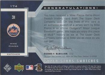 2002 SPx #174 Mike Piazza Back