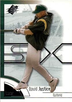 2002 SPx #3 David Justice Front