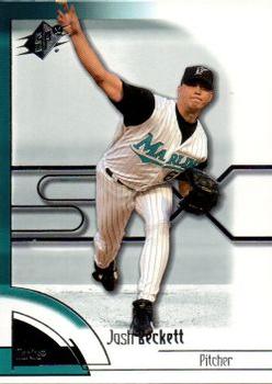 2002 SPx #72 Josh Beckett Front