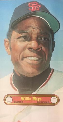 1972 Topps Posters #17 Willie Mays Front