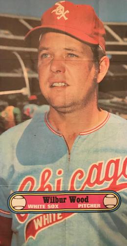 1972 Topps Posters #NNO Wilbur Wood Front