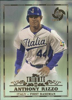 2013 Topps Tribute WBC #9 Anthony Rizzo Front