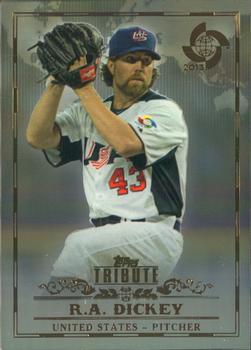 2013 Topps Tribute WBC #80 R.A. Dickey Front