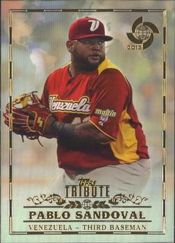 2013 Topps Tribute WBC #90 Pablo Sandoval Front