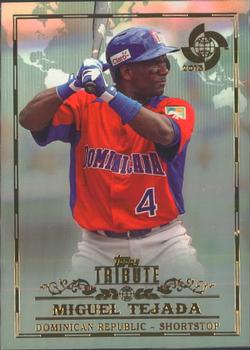 2013 Topps Tribute WBC #99 Miguel Tejada Front