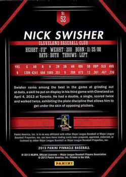 2013 Pinnacle #52 Nick Swisher Back