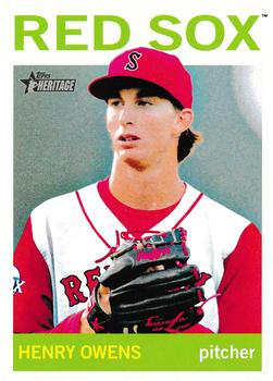 2013 Topps Heritage Minor League #10 Henry Owens Front