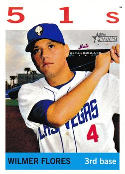 2013 Topps Heritage Minor League #111 Wilmer Flores Front