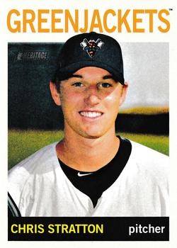 2013 Topps Heritage Minor League #208 Chris Stratton Front