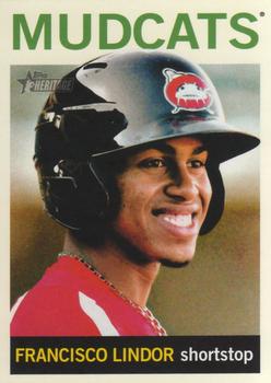 2013 Topps Heritage Minor League #85 Francisco Lindor Front