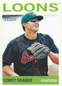 2013 Topps Heritage Minor League #95 Corey Seager Front