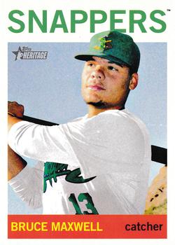 2013 Topps Heritage Minor League #78 Bruce Maxwell Front