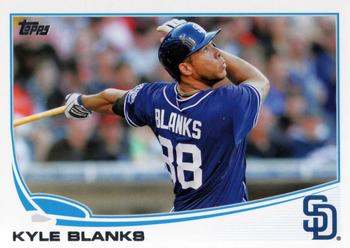 2013 Topps Update #US74 Kyle Blanks Front