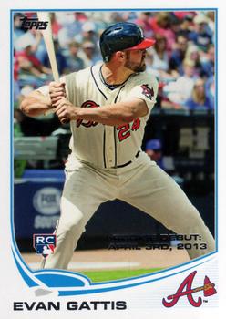 2013 Topps Update #US87 Evan Gattis Front