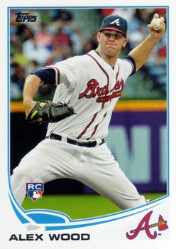 2013 Topps Update #US255 Alex Wood Front