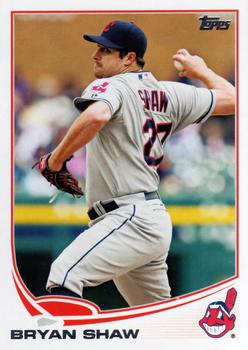 2013 Topps Update #US257 Bryan Shaw Front