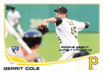 2013 Topps Update #US265 Gerrit Cole Front
