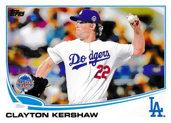 2013 Topps Update #US106 Clayton Kershaw Front