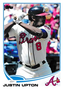 2013 Topps Update #US140 Justin Upton Front