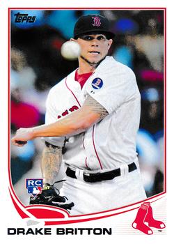 2013 Topps Update #US144 Drake Britton Front