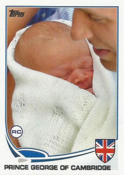 2013 Topps Update #US205 Prince George of Cambridge Front