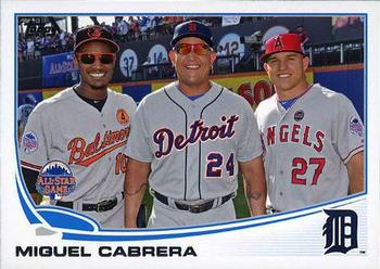 2013 Topps Update #US218 Miguel Cabrera Front