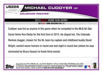 2013 Topps Update #US226 Michael Cuddyer Back
