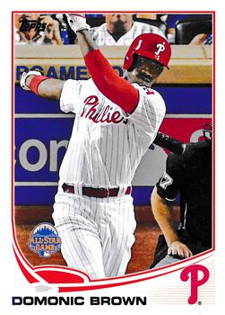 2013 Topps Update #US309 Domonic Brown Front
