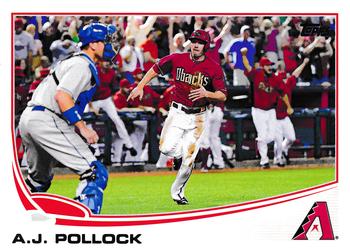 2013 Topps Update #US34 A.J. Pollock Front