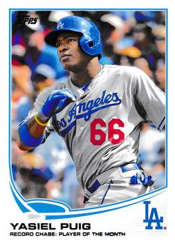 2013 Topps Update #US46 Yasiel Puig Front