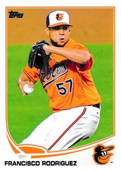 2013 Topps Update #US78 Francisco Rodriguez Front