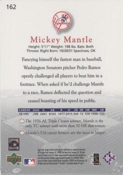 2003 Upper Deck Game Face #162 Mickey Mantle Back