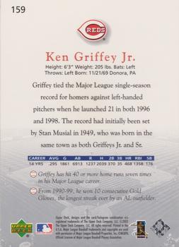 2003 Upper Deck Game Face #159 Ken Griffey Jr. Back