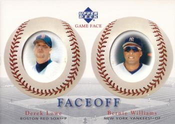 2003 Upper Deck Game Face #189 Derek Lowe / Bernie Williams Front