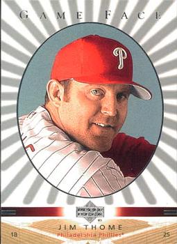 2003 Upper Deck Game Face #86 Jim Thome Front