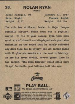 2003 Upper Deck Play Ball #28 Nolan Ryan Back
