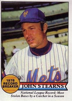 1979 Topps #205 John Stearns Front