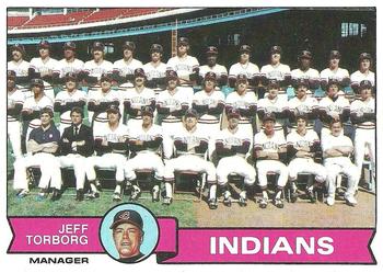 1979 Topps #96 Cleveland Indians / Jeff Torborg Front