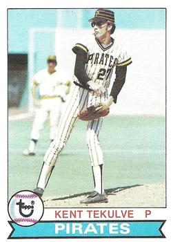 1978 Topps Baseball Card #84 Kent Tekulve Autographed EX+