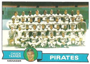 1979 Topps #244 Pittsburgh Pirates / Chuck Tanner Front