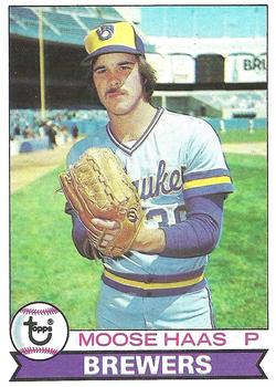 1979 Topps #448 Moose Haas Front